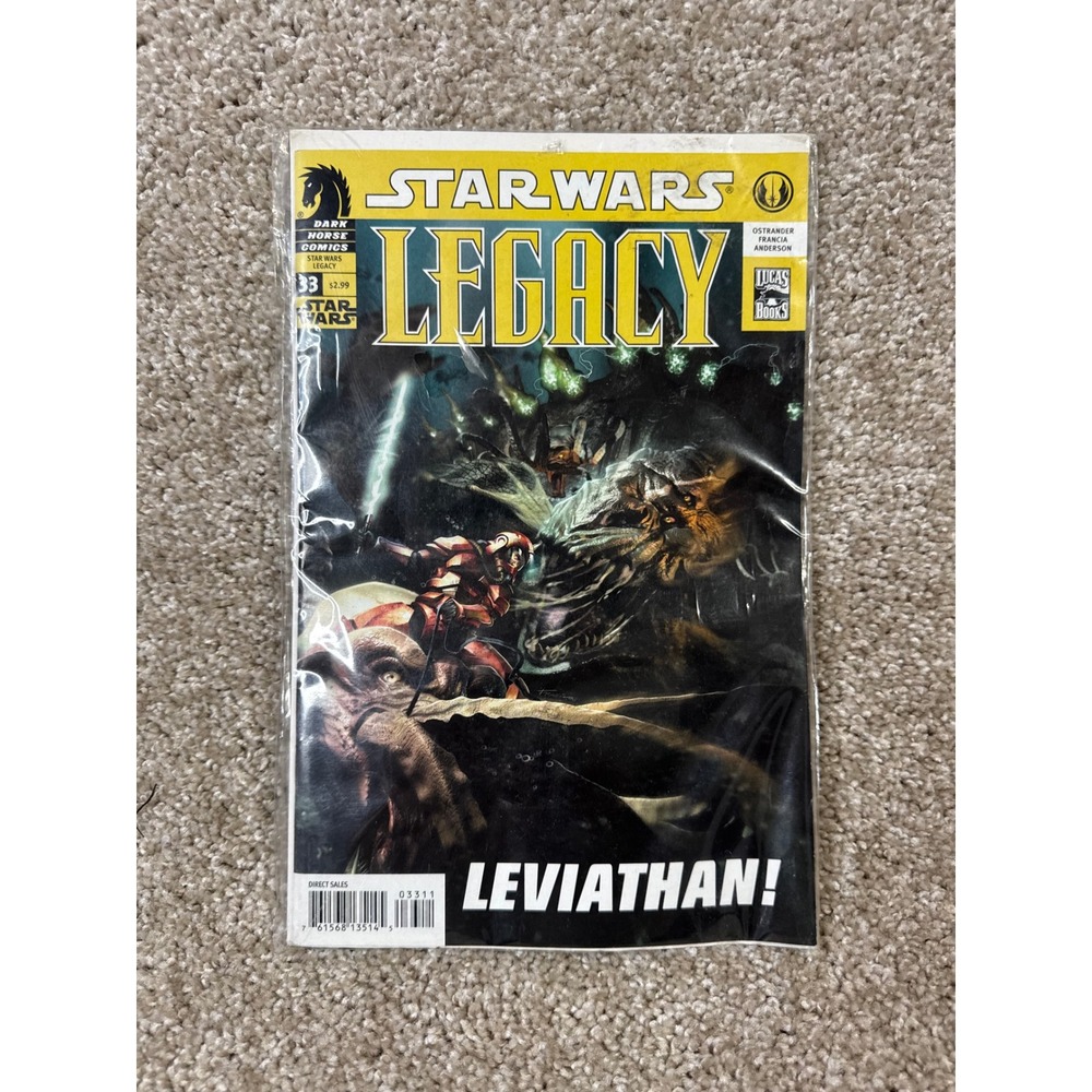 Star Wars Legacy 33 Dark Horse Comics Leviathan 2009 Ostrander Francia Anderson